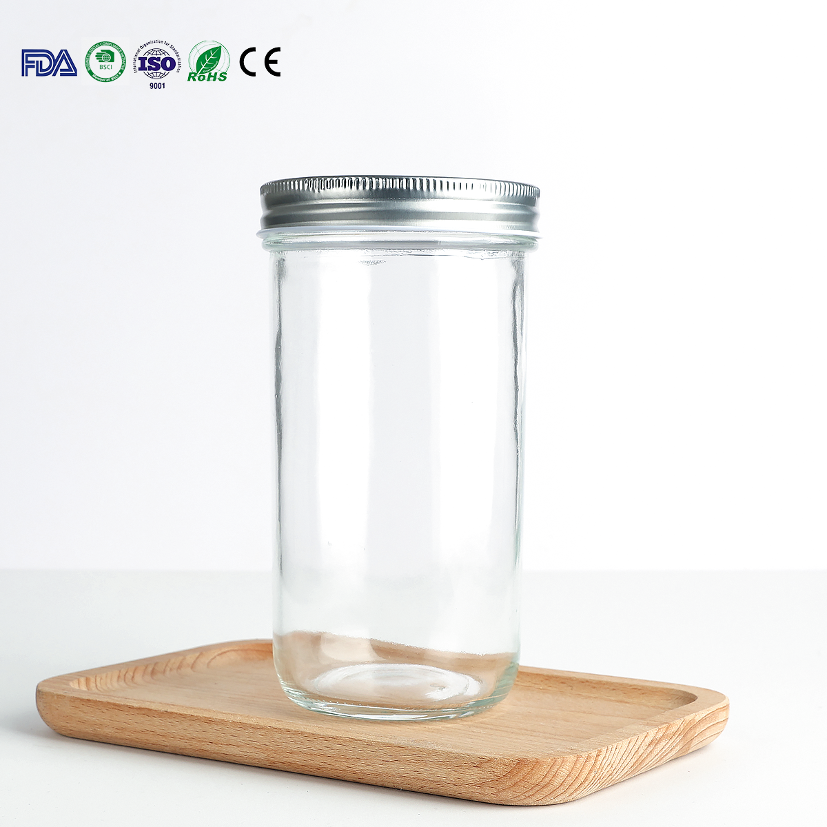 JM038 JIANMEI Sealed Glass Jar Borosilicate Glassware Factory